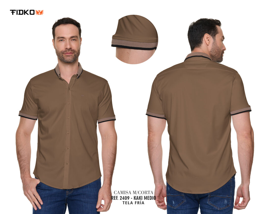 Camisa Manga Corta Ref 2409