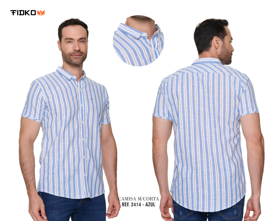 Camisa Manga Corta Ref 2414