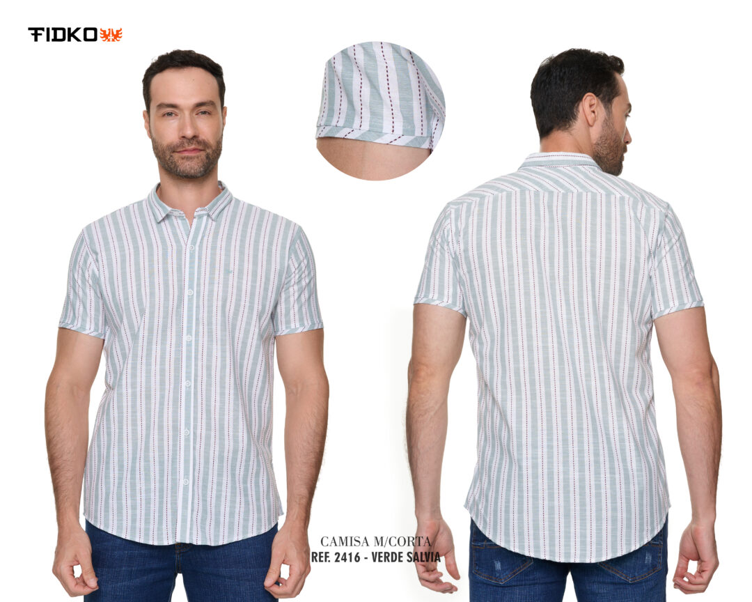 Camisa Manga Corta Ref 2416