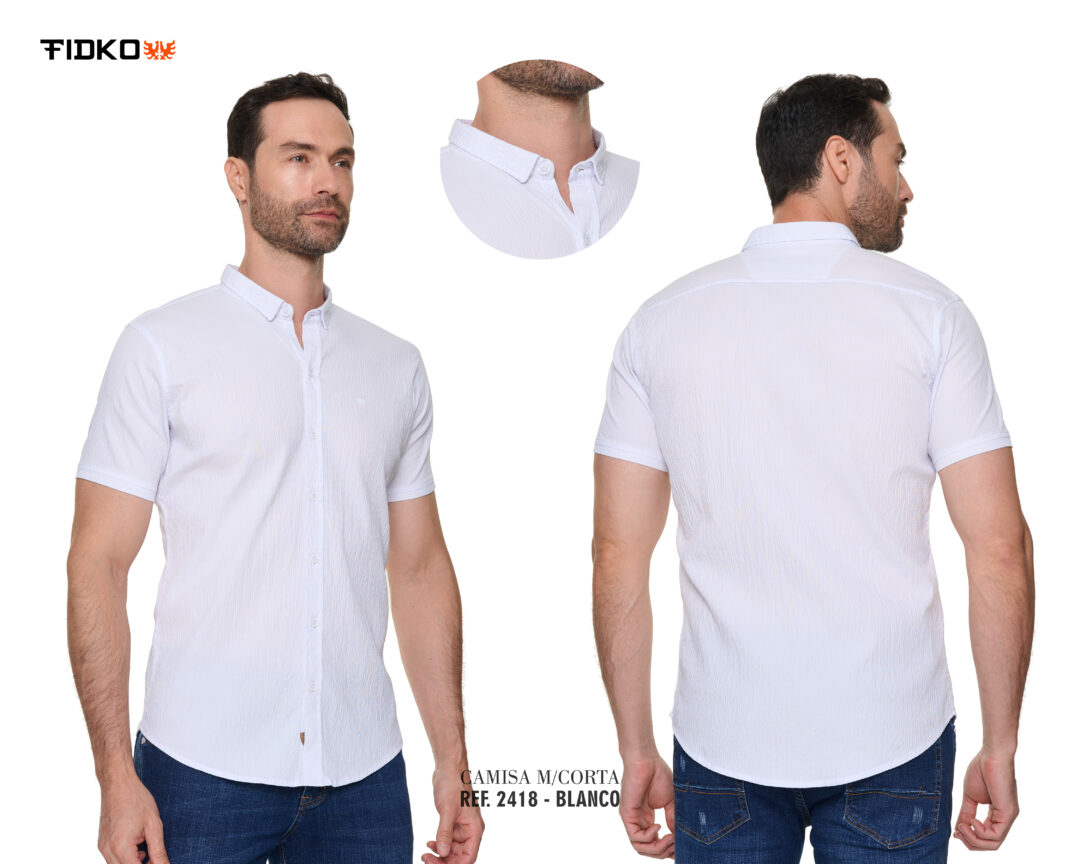 Camisa Manga Corta Ref 2418
