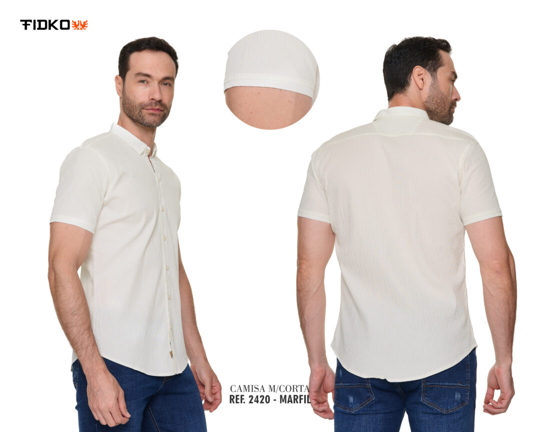 Camisa Manga Corta Ref 2420