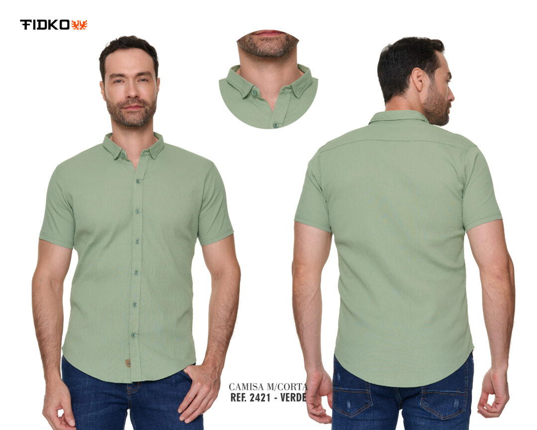 Camisa Manga Corta Ref 2421