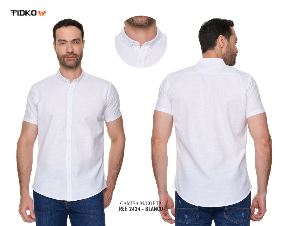 Camisa Manga Corta Ref 2424