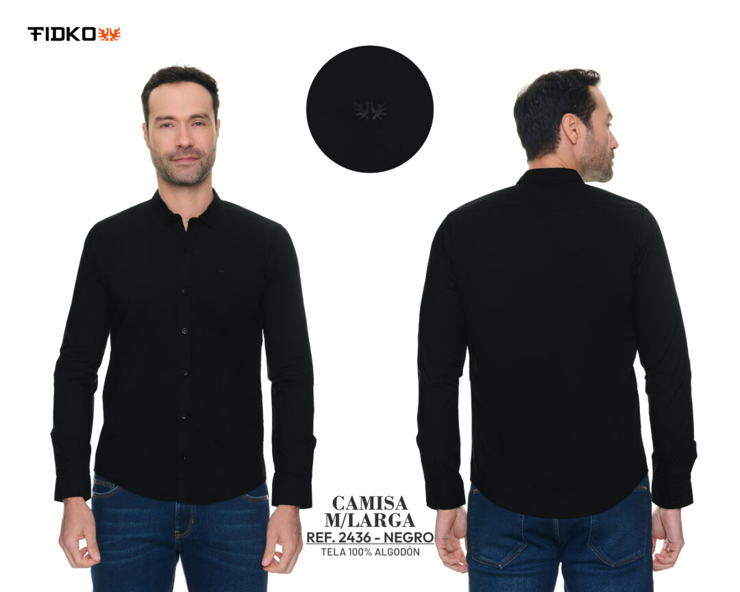 Camisa Manga Larga Fidko Ref 2436