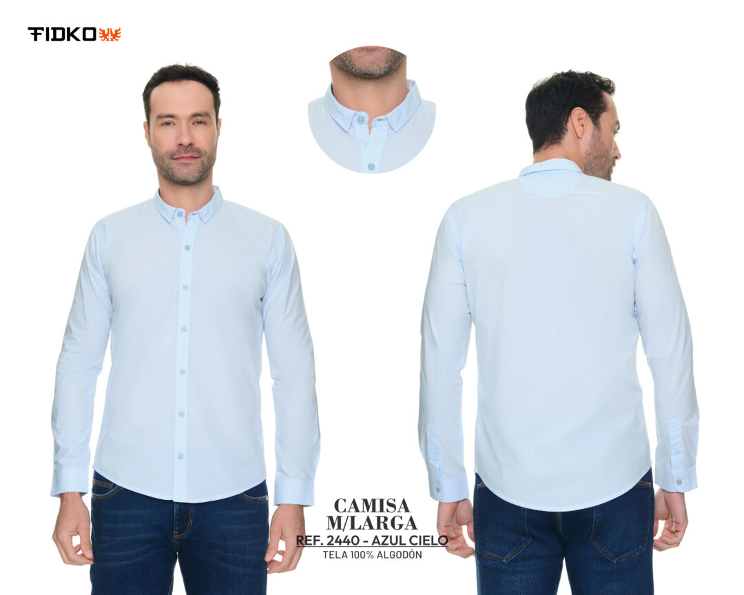 Camisa Manga Larga Fidko Ref 2440